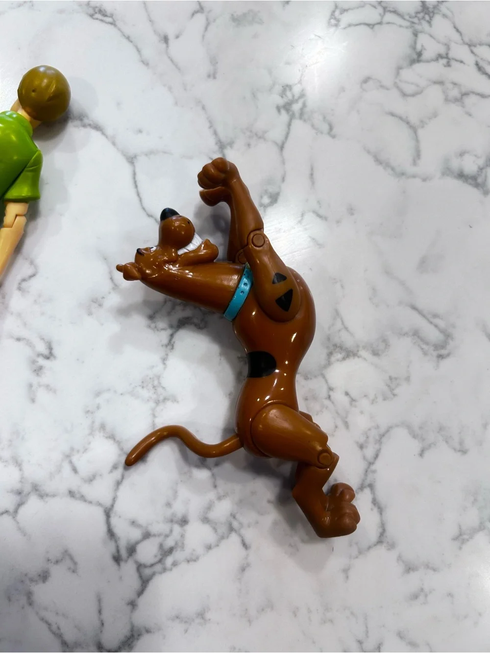 Vintage 2001 Scooby Doo & Shaggy Plastic 4” & 5” Toys Figures
